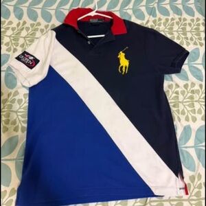 Polo by Ralph Lauren Kids Polo in Navy, White, and Red